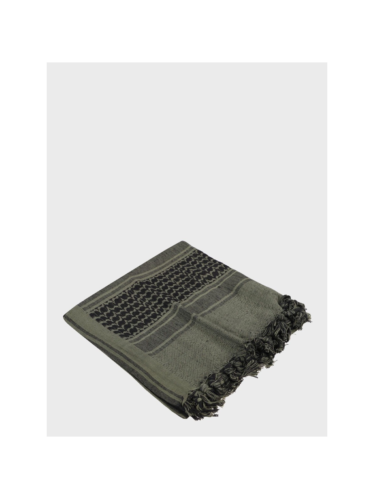 MIL-TEC CHUSTA ARAFATKA SHEMAGH RIFLES 110 x 110 cm OLIWKOWO/CZARNA