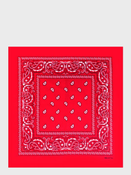MIL-TEC CHUSTA BANDANA 54,5x54,5 CM WESTERN CZERWONA