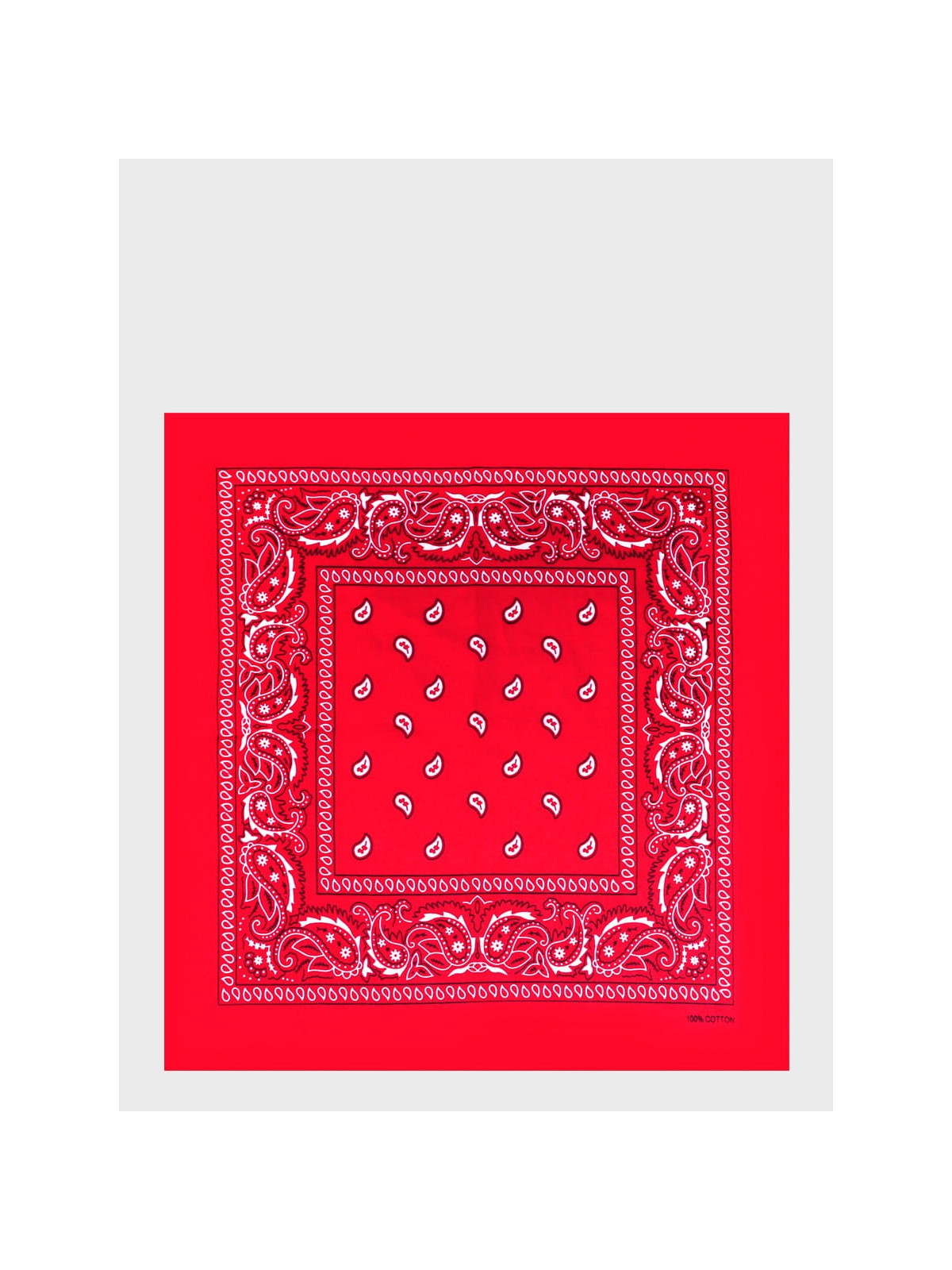 MIL-TEC CHUSTA BANDANA 54,5x54,5 CM WESTERN CZERWONA