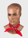 MIL-TEC CHUSTA BANDANA 54,5x54,5 CM WESTERN CZERWONA