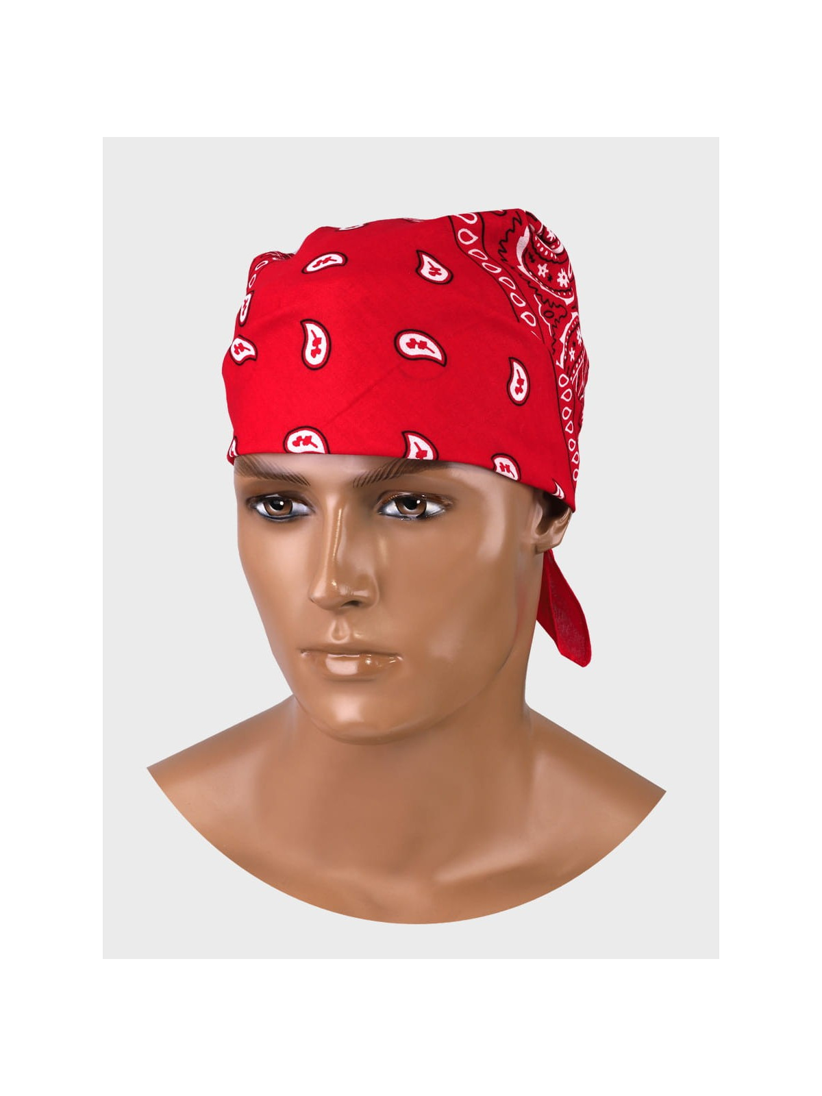 MIL-TEC CHUSTA BANDANA 54,5x54,5 CM WESTERN CZERWONA