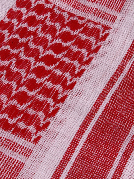 MIL-TEC CHUSTA ARAFATKA WOJSKOWA 110X110 CM BIAŁO/CZERWONA
