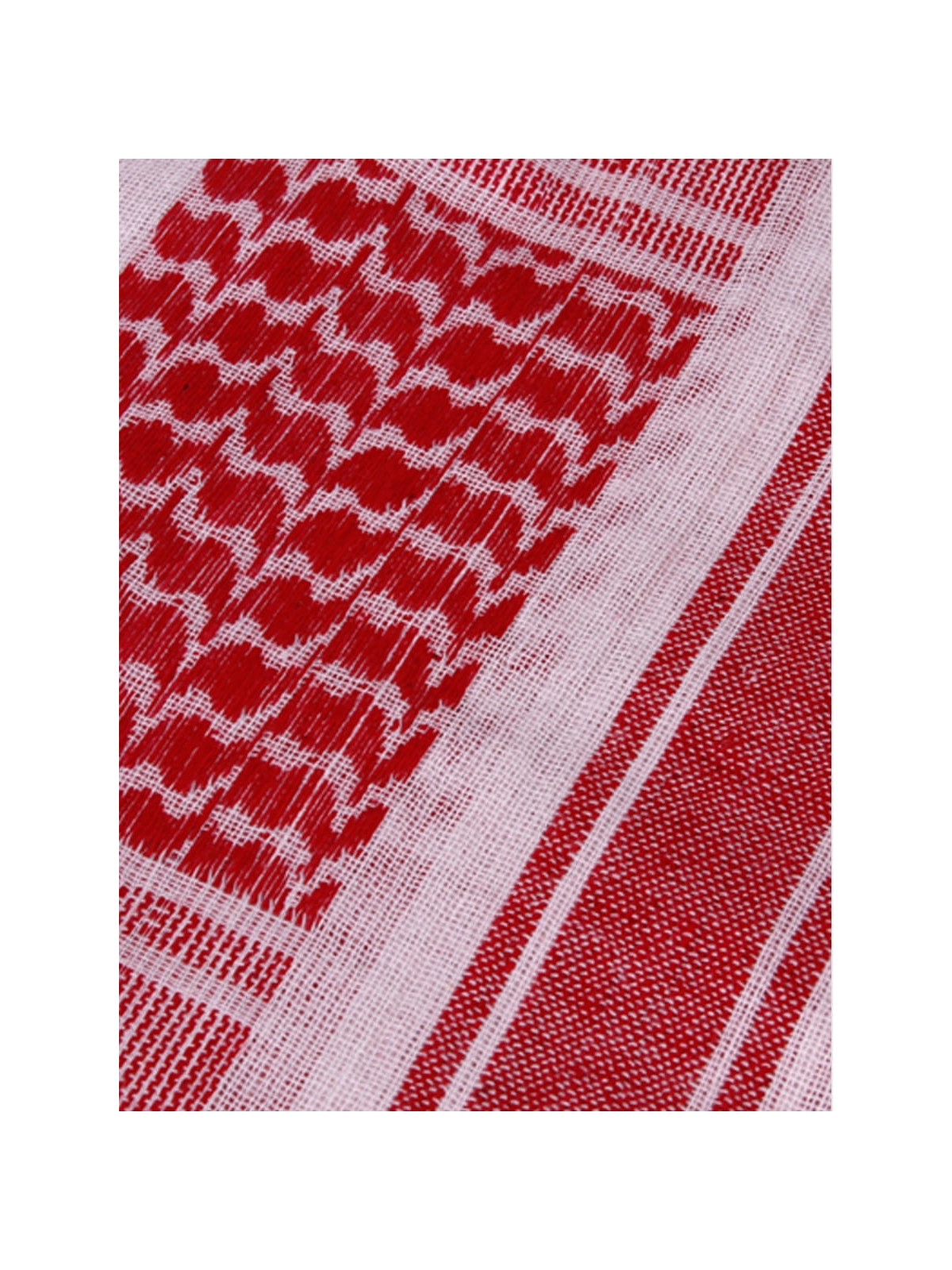 MIL-TEC CHUSTA ARAFATKA WOJSKOWA 110X110 CM BIAŁO/CZERWONA
