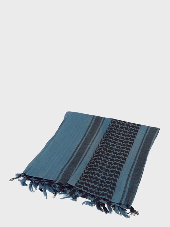 MIL-TEC CHUSTA ARAFATKA WOJSKOWA 110X110 CM NIEBIESKI/CZARNY