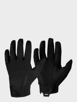 DIRECT ACTION Rękawice Skórzane Wojskowe Strzeleckie DA HARD LEATHER Czarne XXL