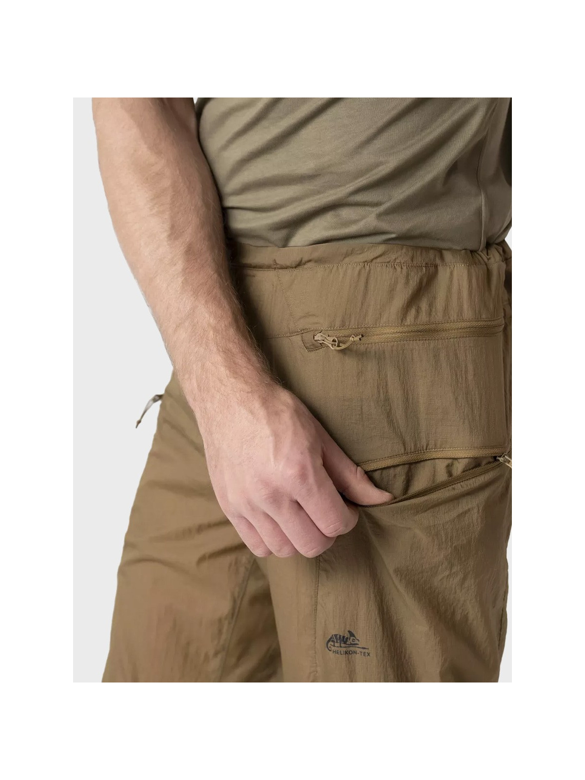 HELIKON-TEX Spodnie Męskie Wiatroszczelne Windrunner Windpack Czarne XXL-Long