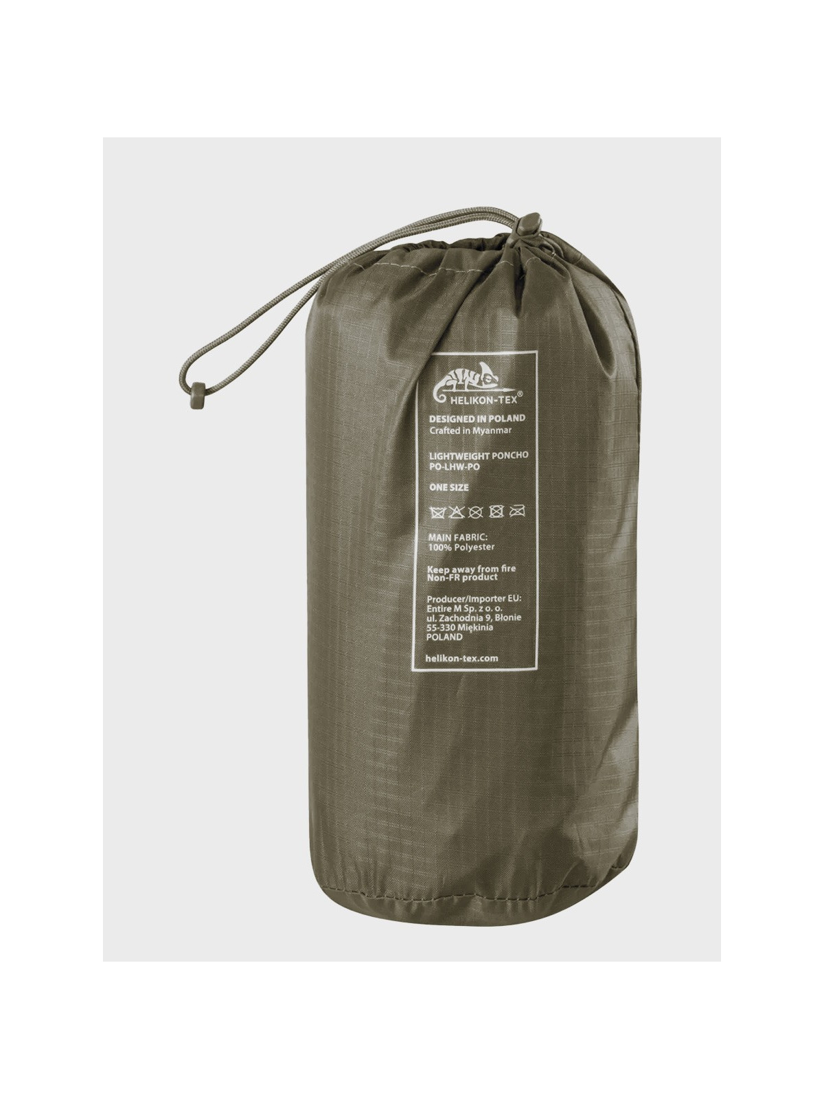 HELIKON-TEX Peleryna Przeciwdeszczowa Poncho Lightweight Oliwkowa