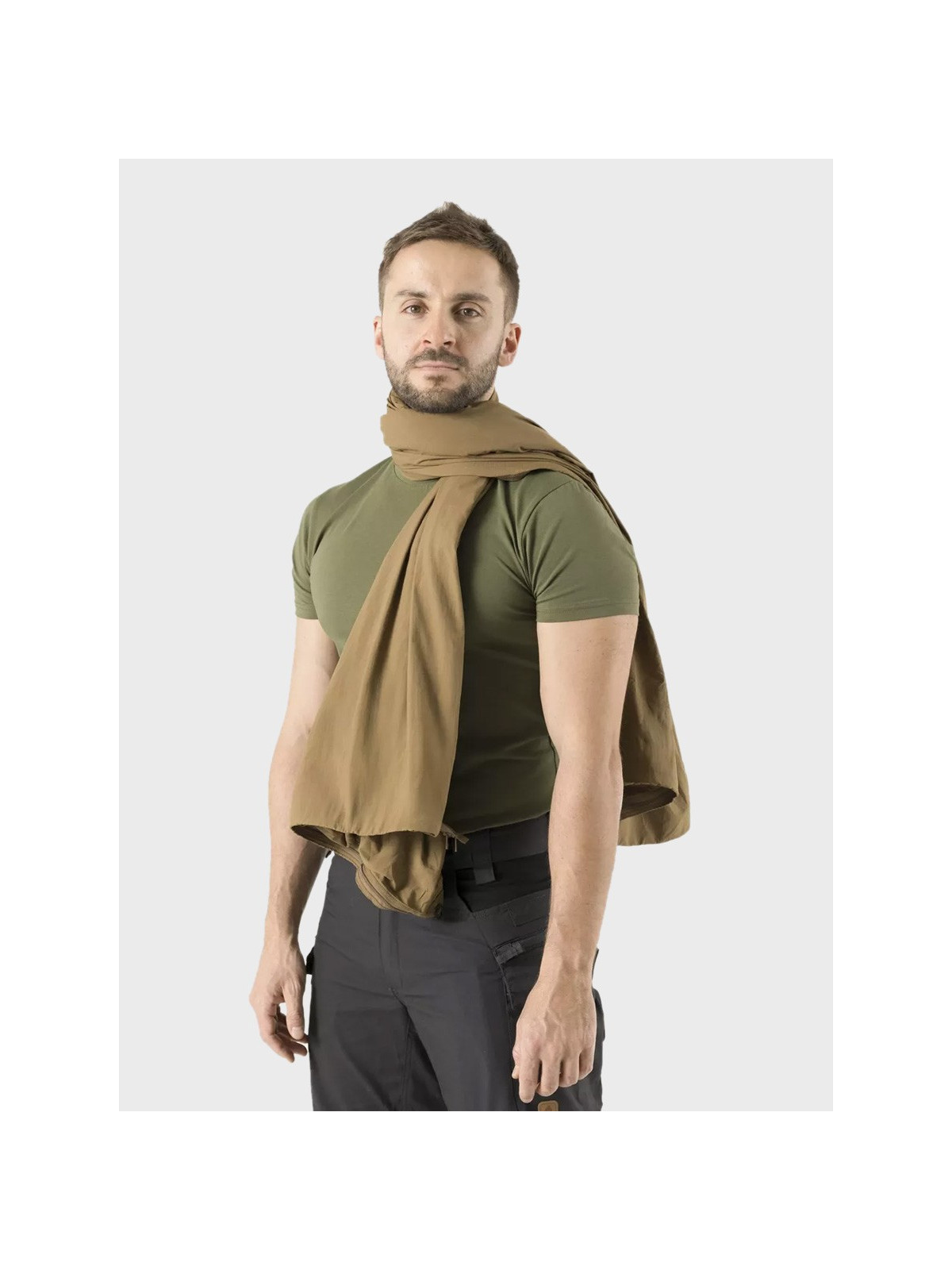HELIKON-TEX Peleryna Poncho z kapturem Swagman Scarf Neonowy pomarańczowy
