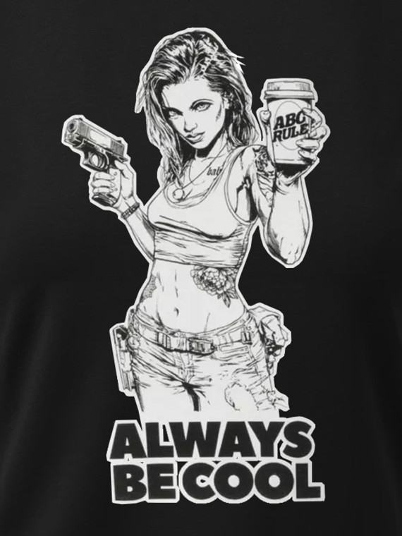HELIKON-TEX Koszulka Damska ABC GIRL Czarna S