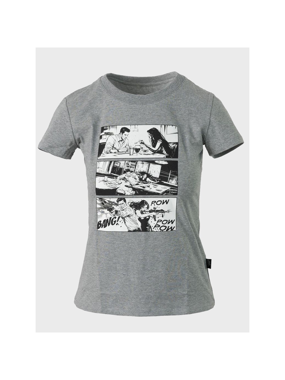 HELIKON-TEX Koszulka Damska Slim Combat Date Szara Melanż S