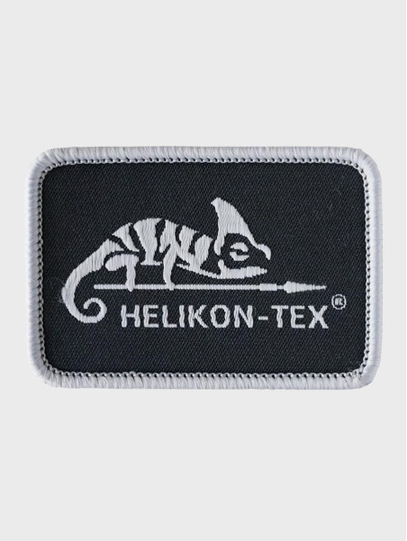 HELIKON-TEX Emblemat Rzep Naszywka LOGO HELIKON-TEX Haftowany Morale Patch Czarny