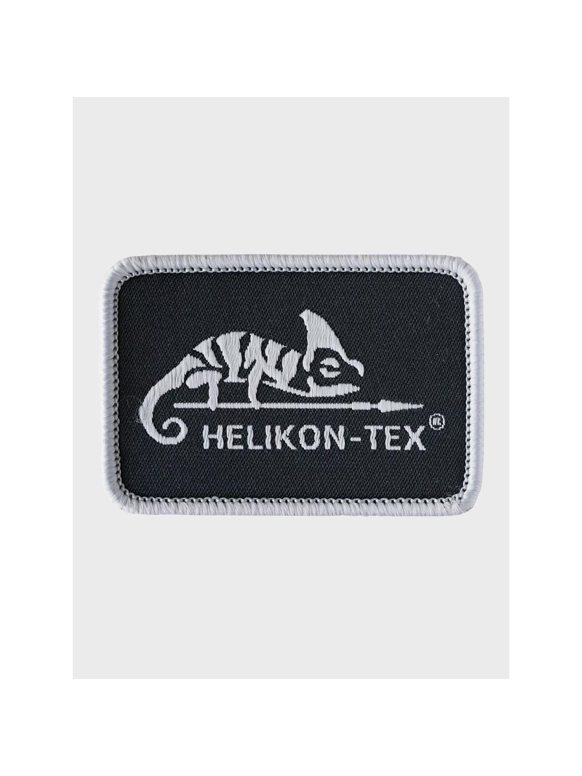 HELIKON-TEX Emblemat Rzep Naszywka LOGO HELIKON-TEX Haftowany Morale Patch Czarny