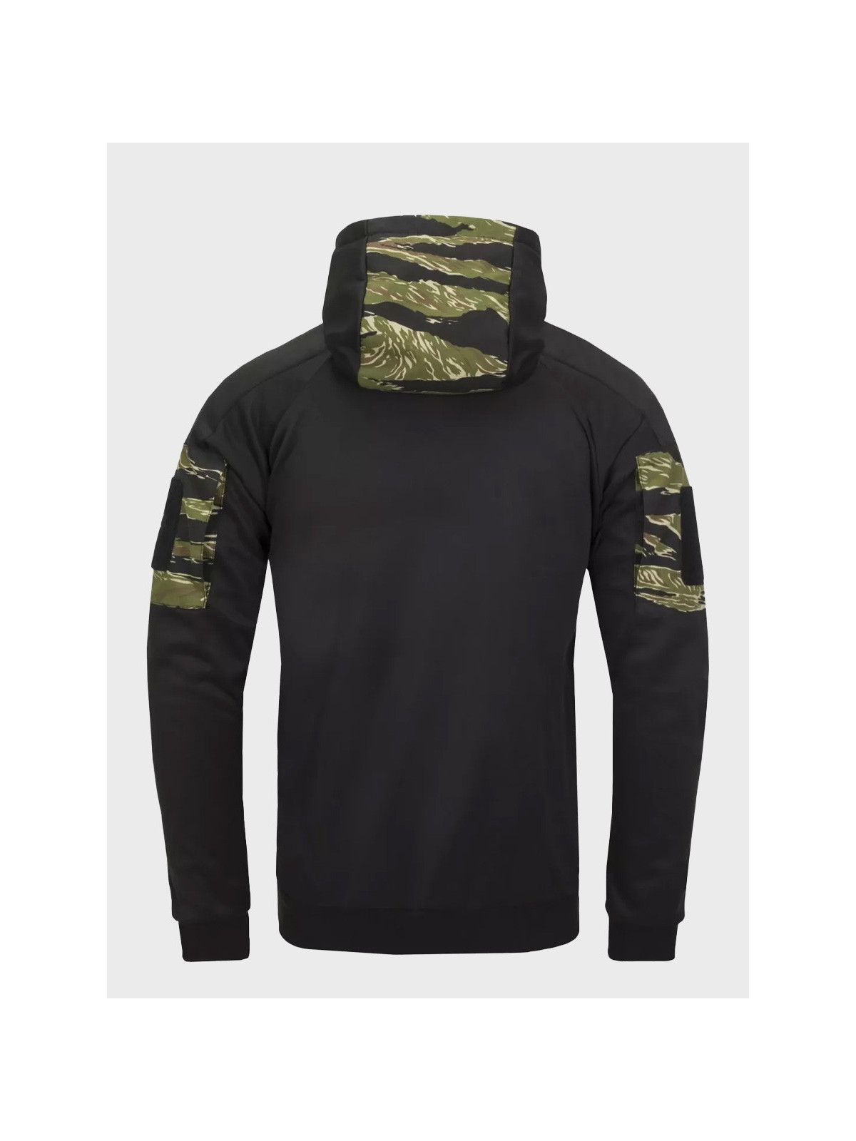 HELIKON-TEX BLUZA ROZPINANA Z KAPTUREM ROUGE HOODIE FULLZIP CZARNY-ERDL XXL
