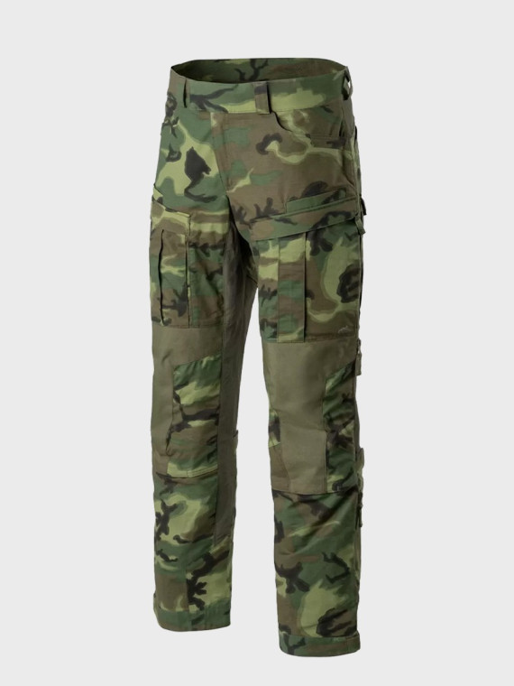 HELIKON-TEX SPODNIE MCDU PolyCotton Stretch Rip-Stop OLIWKOWY-ERDL XXL-Long