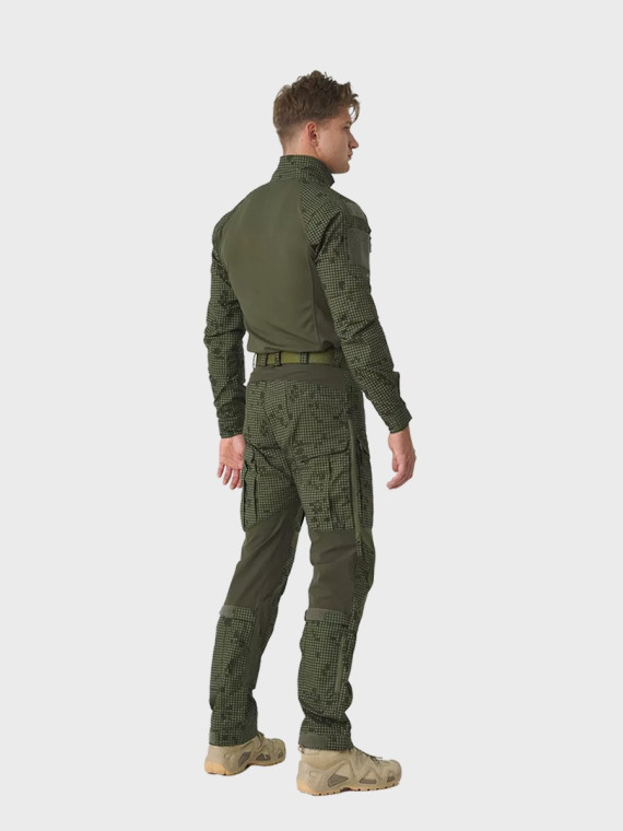HELIKON-TEX SPODNIE MCDU PolyCotton Stretch Rip-Stop OLIWKOWY-ERDL XXL-Long