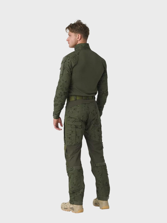 HELIKON-TEX SPODNIE MCDU PolyCotton Stretch Rip-Stop OLIWKOWY-ERDL XXL-Long