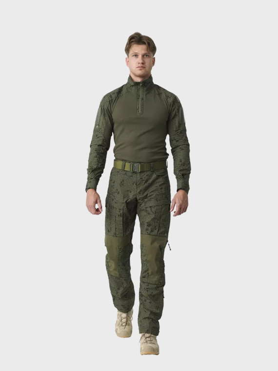 HELIKON-TEX SPODNIE MCDU PolyCotton Stretch Rip-Stop OLIWKOWY-ERDL XXL-Long