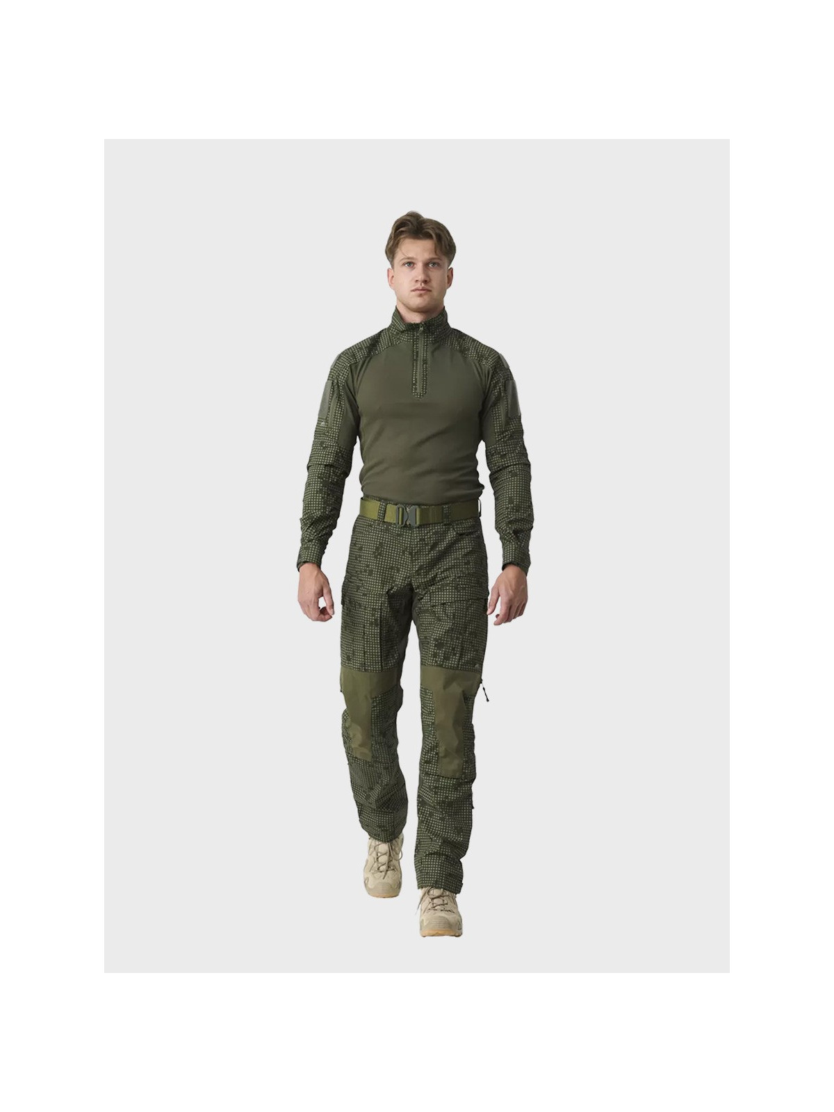 HELIKON-TEX SPODNIE MCDU PolyCotton Stretch Rip-Stop OLIWKOWY-ERDL XXL-Long