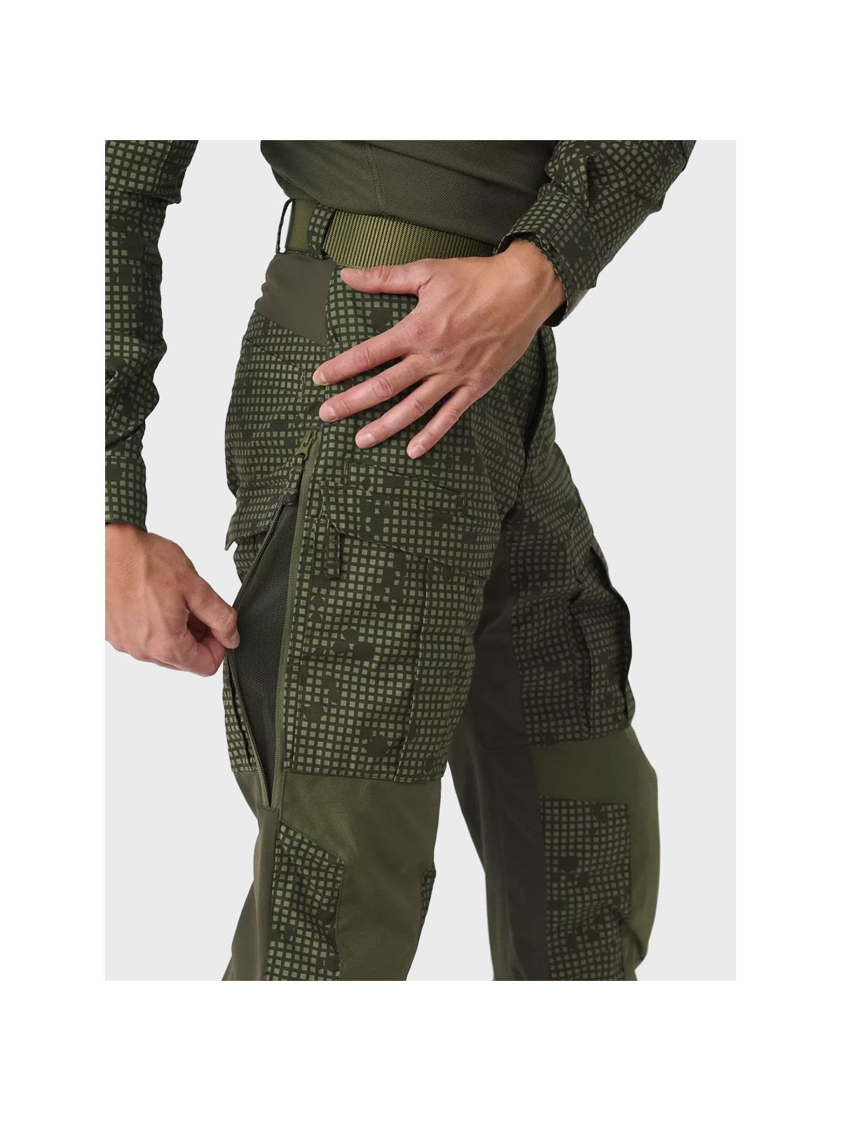 HELIKON-TEX SPODNIE MCDU PolyCotton Stretch Rip-Stop OLIWKOWY-ERDL XXL-Long