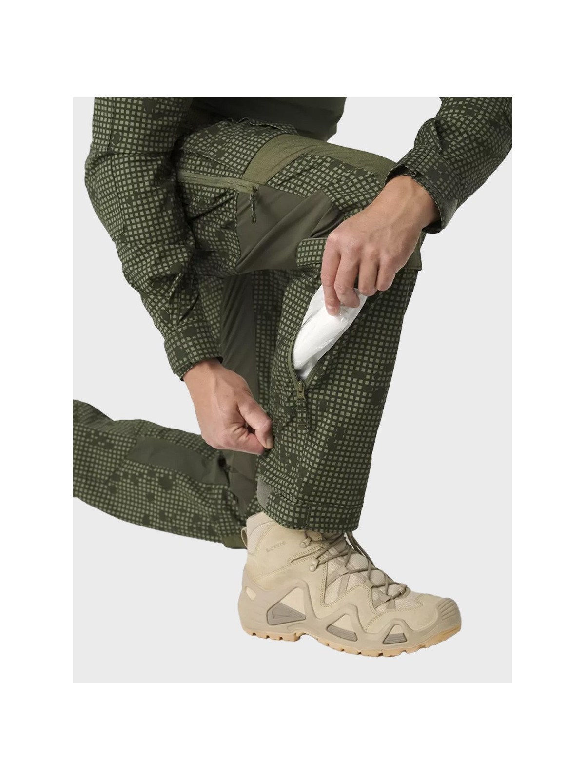 HELIKON-TEX SPODNIE MCDU PolyCotton Stretch Rip-Stop OLIWKOWY-ERDL XXL-Long