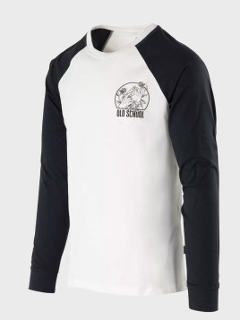 HELIKON-TEX Koszulka z długim rękawem Old School biała 3XL