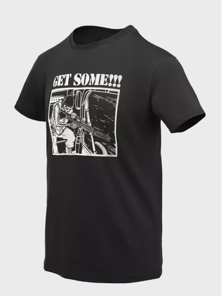 HELIKON-TEX Koszulka T-Shirt Get some! Bawełna 100% Czarna XXL