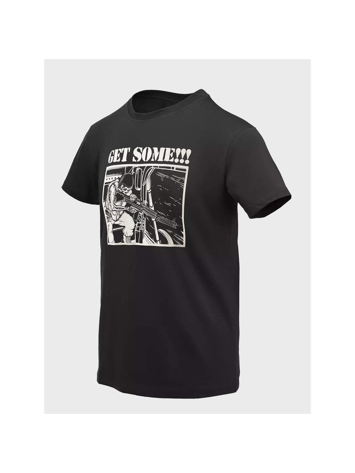 HELIKON-TEX Koszulka T-Shirt Get some! Bawełna 100% Czarna XXL