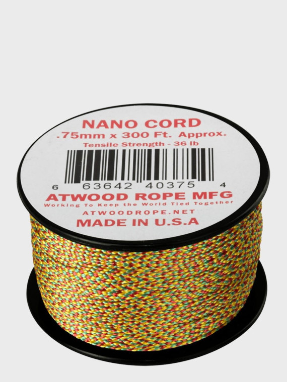 ATWOOD ROPE MFG LINKA NANO CORD 300FT JAMAICAN ME CRAZY