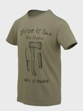 HELIKON-TEX Koszulka T-Shirt One is none Bawełna 100% Oliwkowa XXL