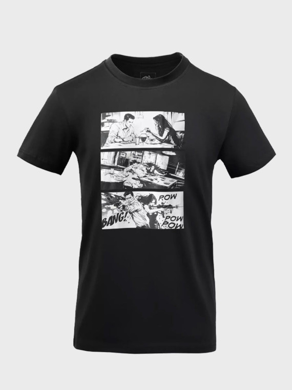 HELIKON-TEX Koszulka T-Shirt Combat Date Bawełna 100% Czarna XXL