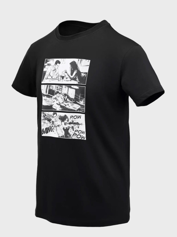 HELIKON-TEX Koszulka T-Shirt Combat Date Bawełna 100% Czarna XXL