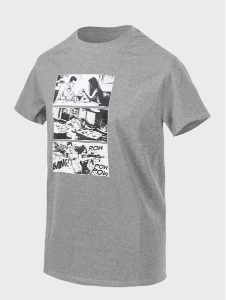 HELIKON-TEX Koszulka T-Shirt Combat Date Bawełna 100%  Szara XXL