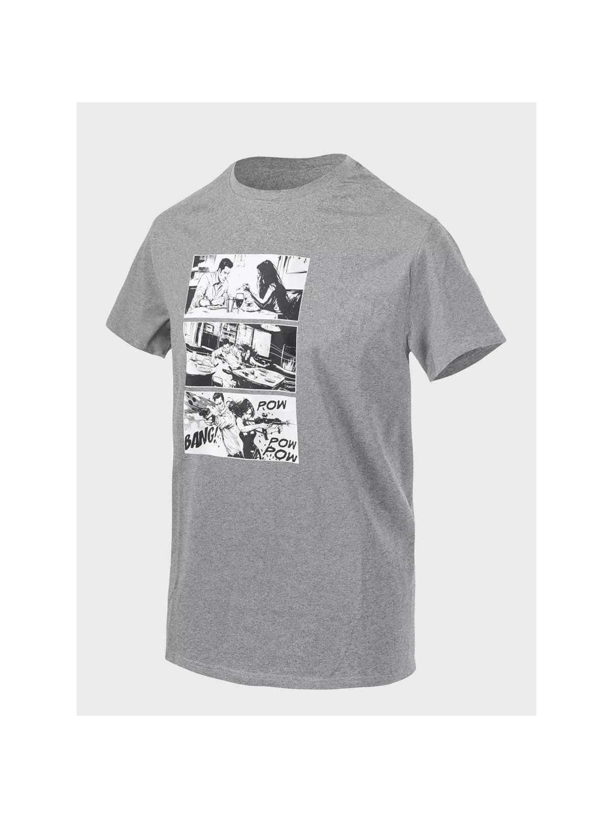 HELIKON-TEX Koszulka T-Shirt Combat Date Bawełna 100%  Szara XXL