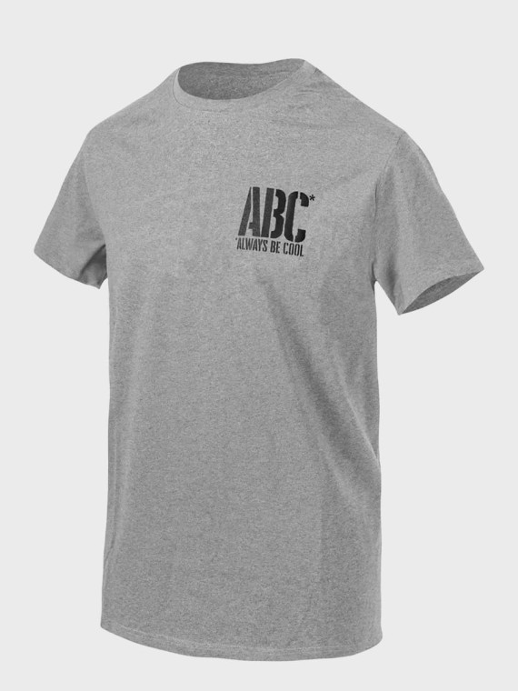 HELIKON-TEX Koszulka T-Shirt ABC Always Be Cool Bawełna 100% Szara XXL