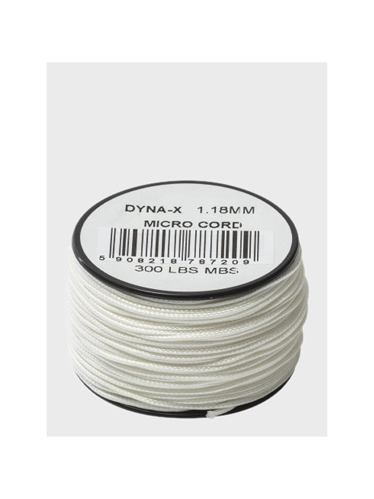 ATWOOD ROPE MFG LINKA DYNA X MICRO CORD 100+FT BIAŁA