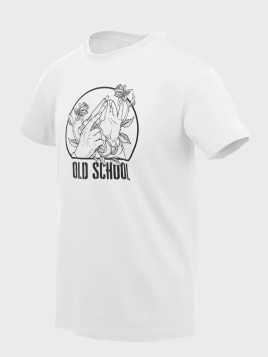 HELIKON-TEX Koszulka T-Shirt Old school Bawełna 100% biała XXL