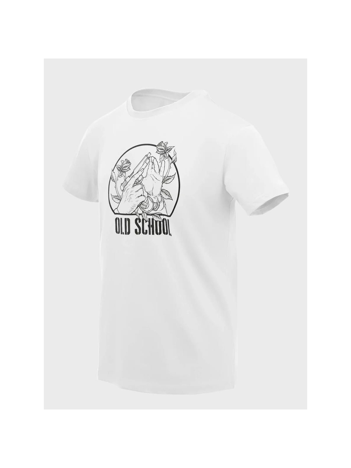HELIKON-TEX Koszulka T-Shirt Old school Bawełna 100% biała XXL