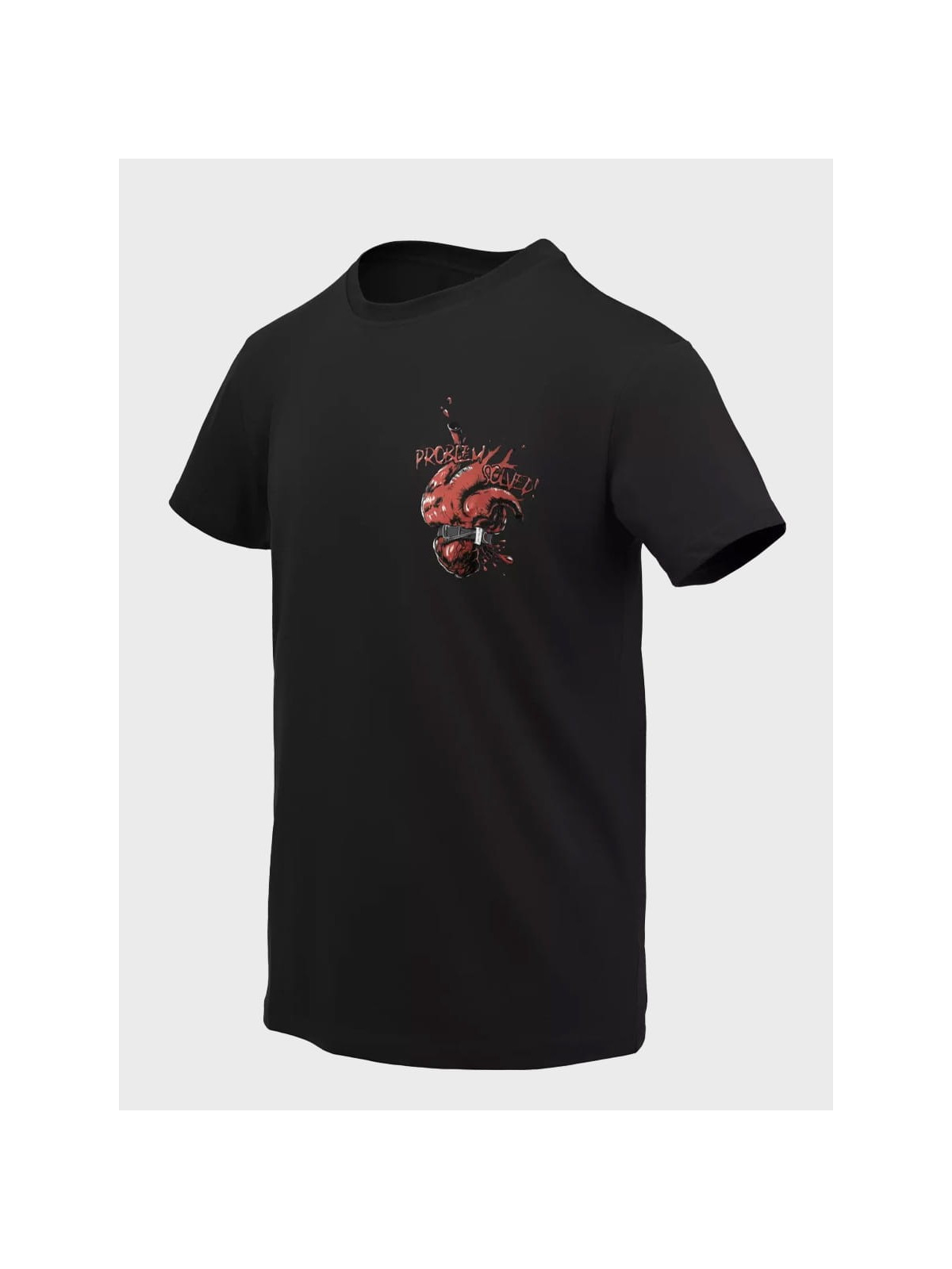 HELIKON-TEX Koszulka T-Shirt Problem solved! Bawełna 100% Czarna XXL