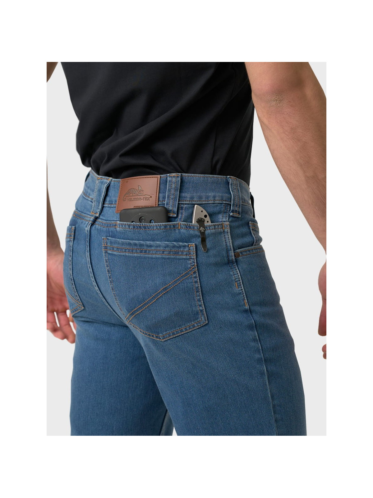 HELIKON-TEX Spodnie Męskie Jeansowe Treadstone Jeans DuraDenim Niebieskie XXL-Long