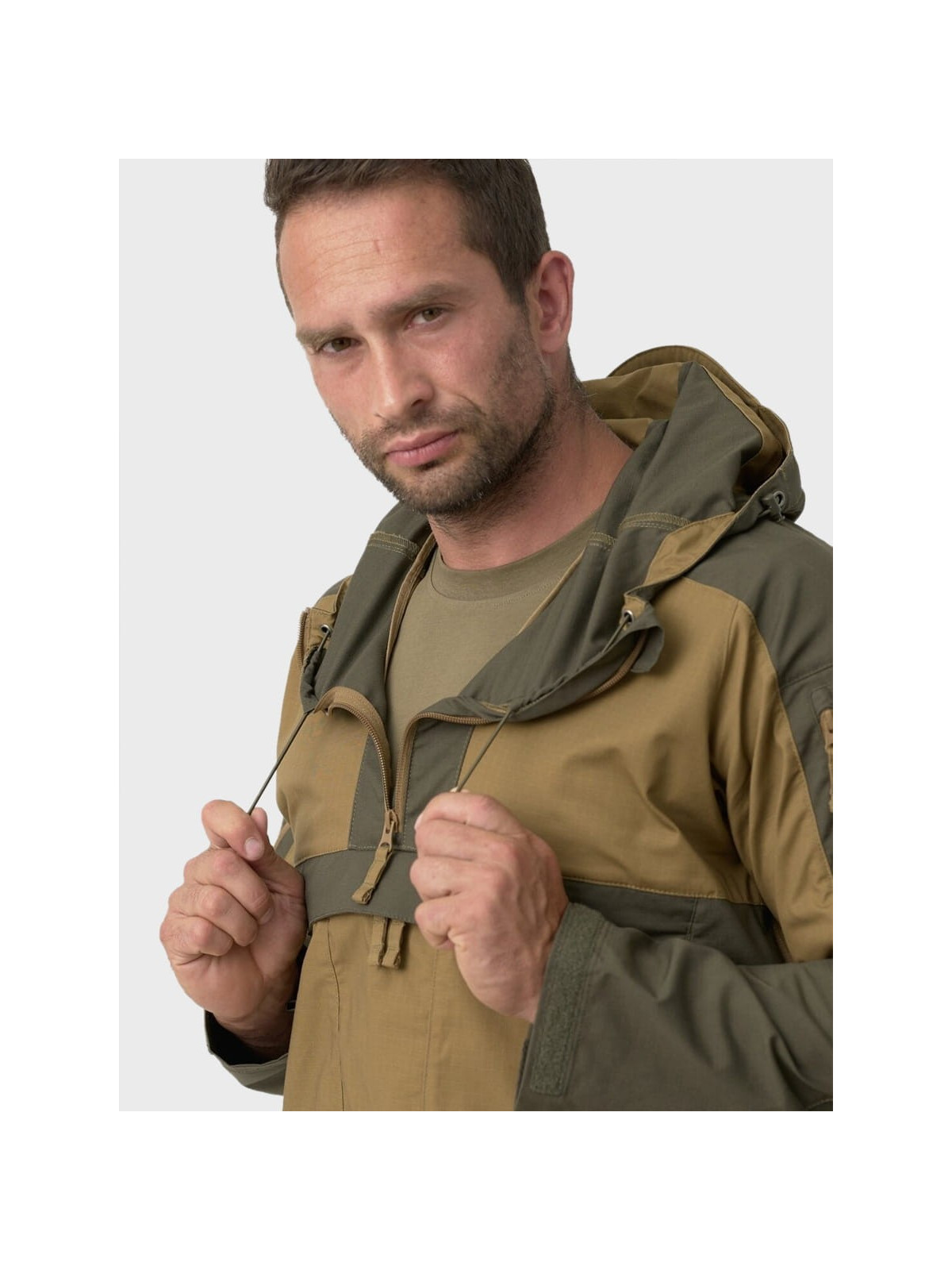 HELIKON-TEX Kurtka kangurka Anorak TRACER Rip-Stop Coyote 3XL