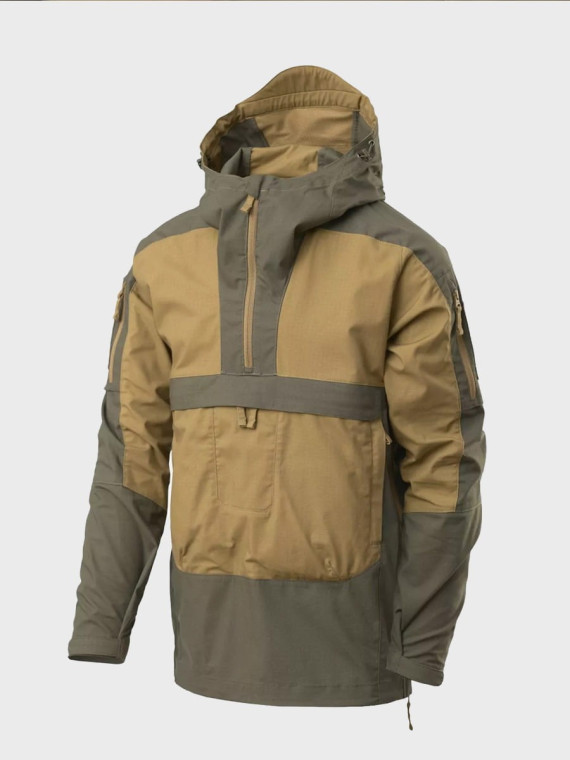 HELIKON-TEX Kurtka kangurka Anorak TRACER Rip-Stop Coyote/Taiga green 3XL