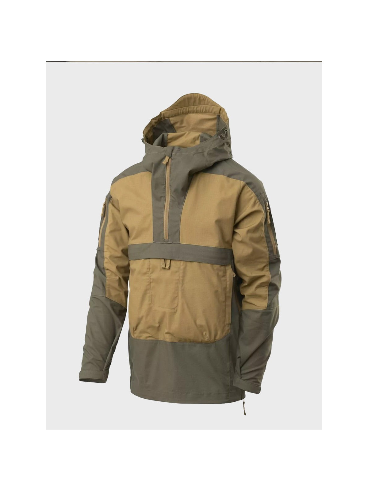 HELIKON-TEX Kurtka kangurka Anorak TRACER Rip-Stop Coyote/Taiga green 3XL