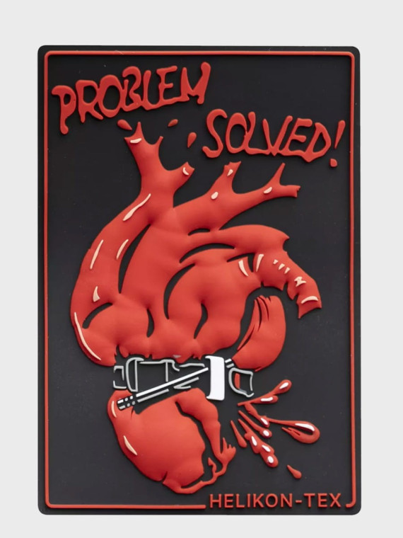 HELIKON-TEX Naszywka Problem solved! Morale Patch czarna