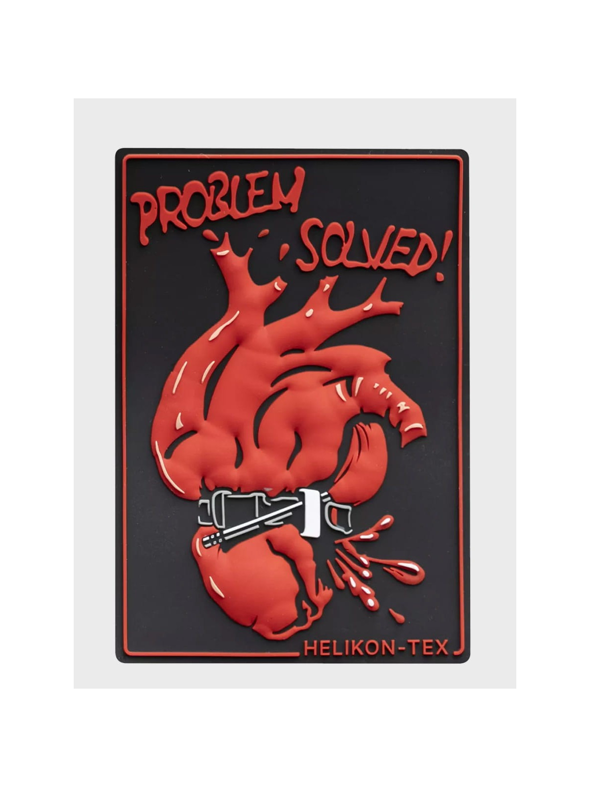 HELIKON-TEX Naszywka Problem solved! Morale Patch czarna