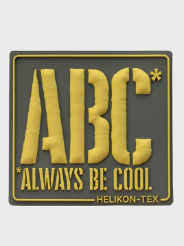 HELIKON-TEX Naszywka ABC Always Be Cool Morale Patch PVC oliwkowa