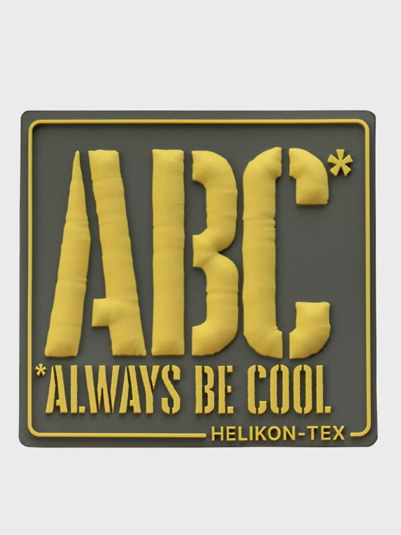 HELIKON-TEX Naszywka ABC Always Be Cool Morale Patch PVC oliwkowa
