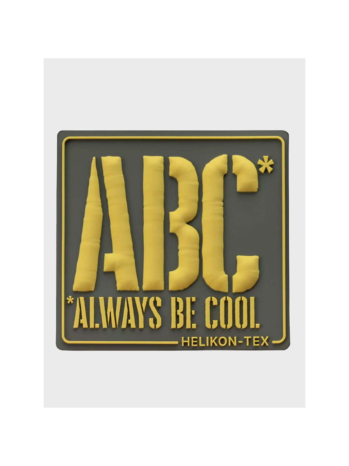 HELIKON-TEX Naszywka ABC Always Be Cool Morale Patch PVC oliwkowa