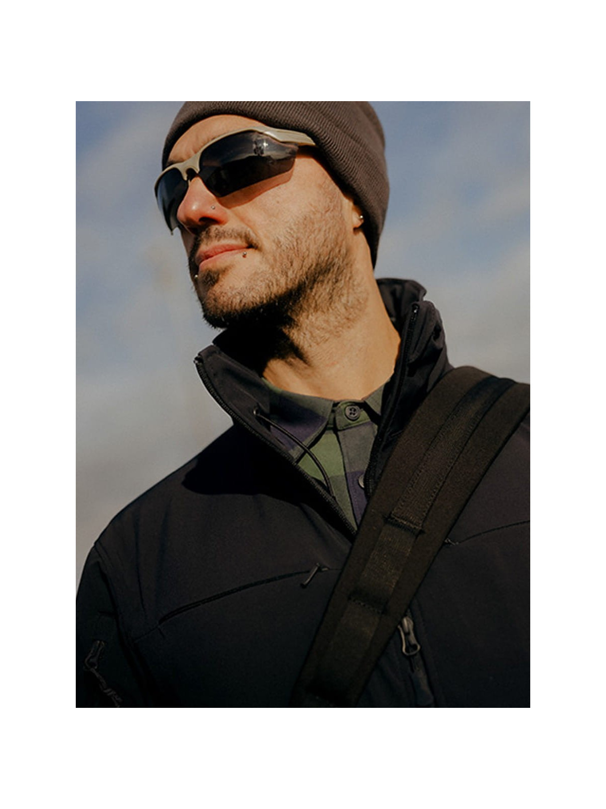 HELIKON-TEX Okulary ochronne przeciwsłoneczne z pokrowcem TrinRay Set Czarne