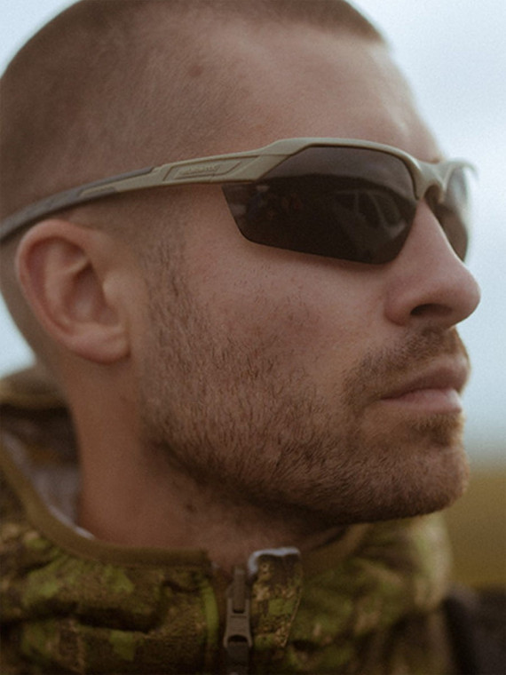 HELIKON-TEX Okulary ochronne przeciwsłoneczne z pokrowcem TrinRay Set Czarne