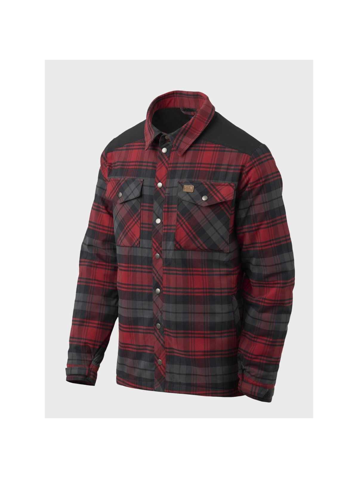 HELIKON-TEX Koszula w Kratę Ocieplana Winter Warden Czerwono-szara XXL